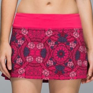 Lululemon Pace Setter Guava Lava Skirt